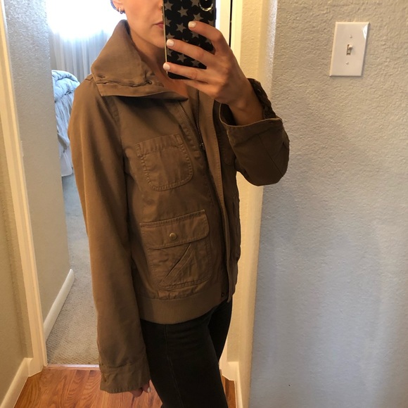 J. Crew forest green cargo jacket - Picture 5 of 6